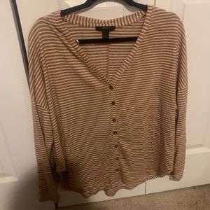 Long sleeve striped soft shirt